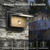 Inowel Outdoor Motion Sensor Porch Light Outdoor Wall Light Fixture Modern LED Exterior Wall Sconce For Front Door Garage Patio Garden 17311