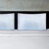 Cooling Memory Foam Pillow Ventilated Soft Bed Pillow W/ Cooling Gel Infused Memory Foam 2Pcs Queen Size