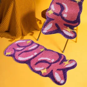 Colorful Rugs, Super Soft Thickened Fluffy Area Rugs For Living Room, Soft Plush Area Rugs, Plush Indoor Rugs For Bedrooms, Fluffy Faux Fur Rugs (Option: Lavenderbubble)