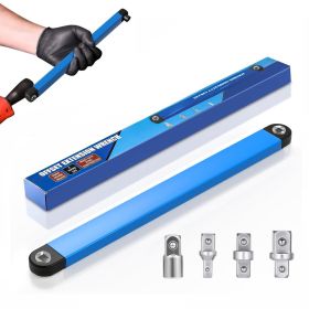 Offset Extension Wrench, Impact Grade Square Drive Adapters For Hard To Reach Fasteners In Tight Spaces 3 Piece Set (Option: Blue)
